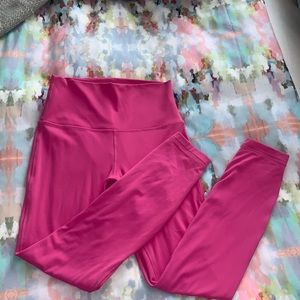 lululemon sonic pink align leggings
